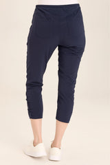 Aksana Whisper Stretch Ruched Active Slim Pant