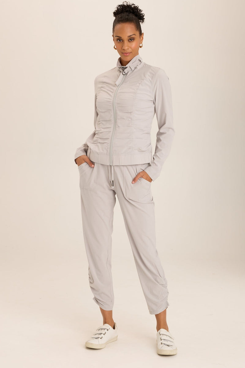 Lyan Active Whisper Stretch Ruched Crop Legging
