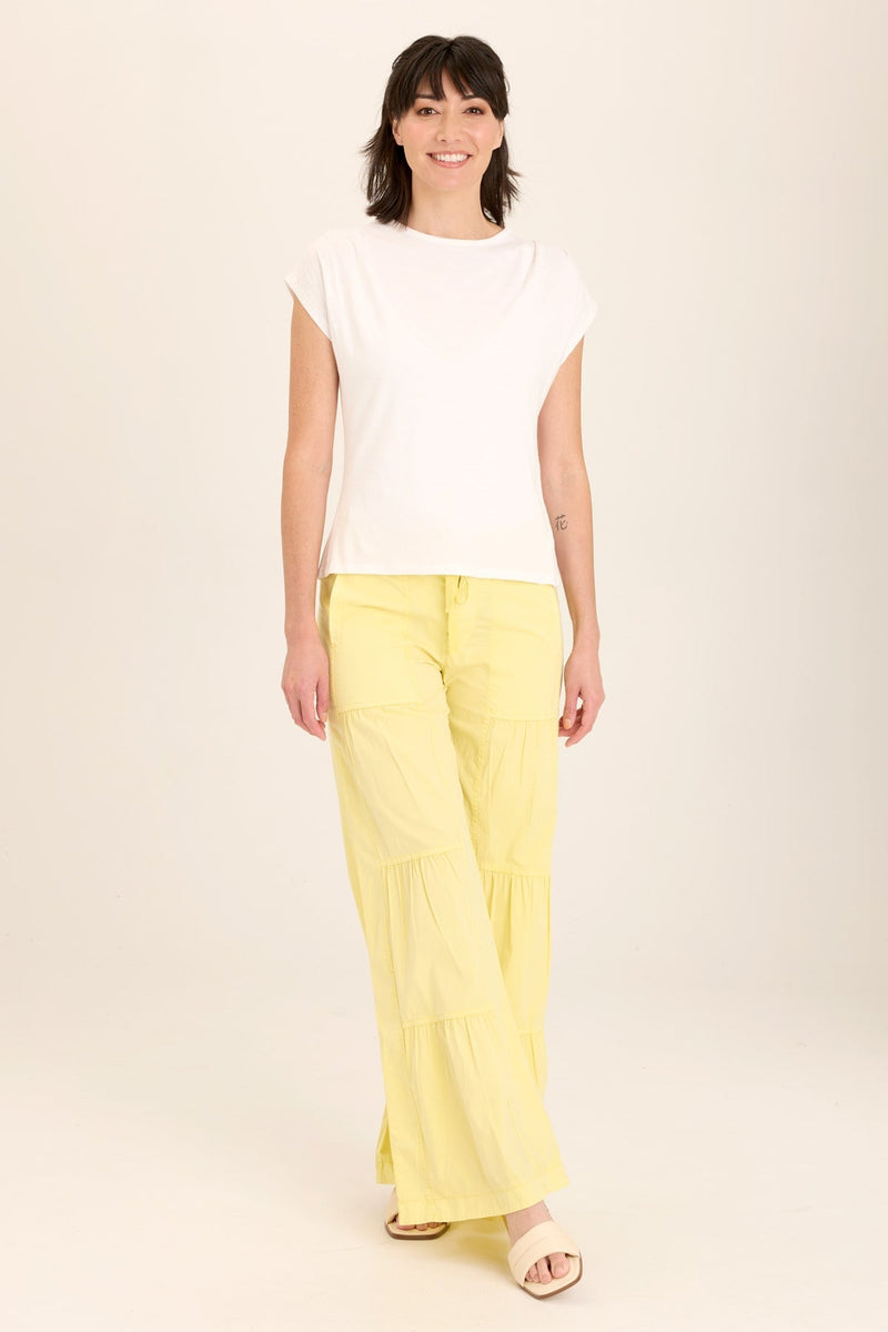 Terraced Wide Leg Pant