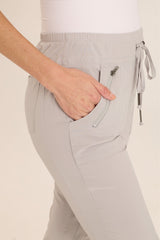 Aksana Whisper Stretch Ruched Active Slim Pant