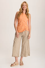 Seaver Poplin Wide Leg Crop Pant
