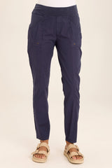 Dalia Slim Stretch Poplin Pant