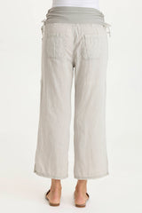 Amica High Waist Linen Cargo Pant