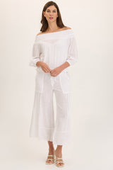 Ace Gauze Wide Leg Crop