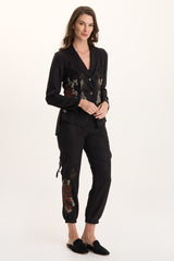 Darri Embroidered Pull-on Soft Twill Jogger