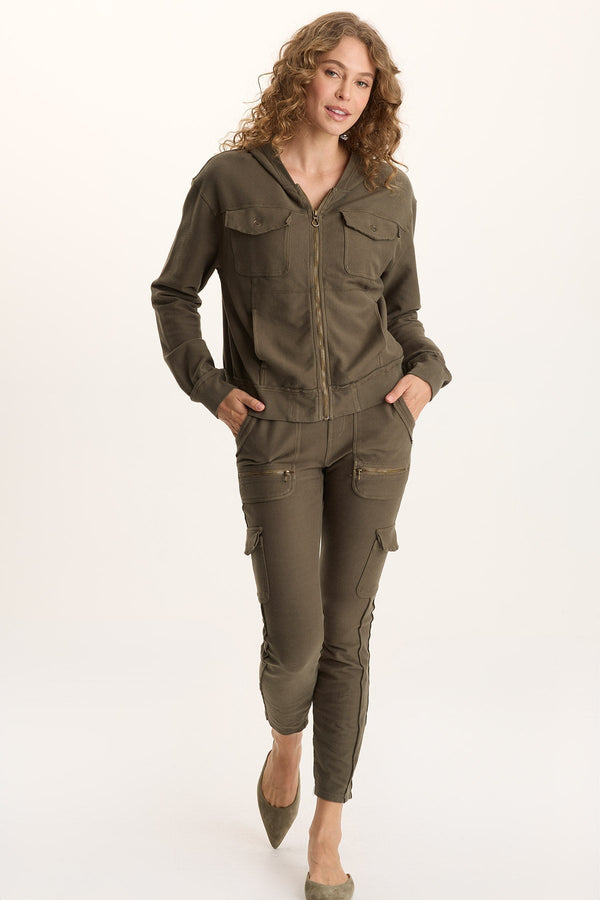 Keelie Twill Knit Elevated Pocket Legging