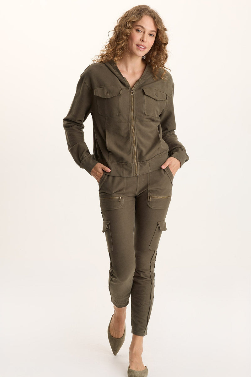 Keelie Twill Knit Elevated Pocket Legging