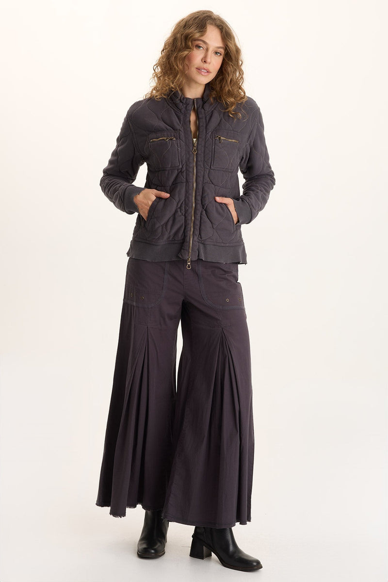 Nevins Soft Volume Wide Leg Drawstring Pant