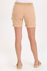 Clarissa Stretch Poplin Cargo Short