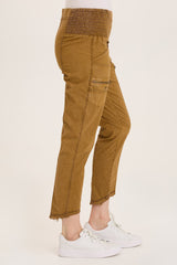 Acker Zipper Slim Crop