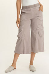 Faulkner Poplin Exaggerated Pocket Crop Pant