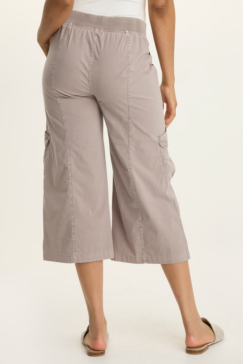 Faulkner Poplin Exaggerated Pocket Crop Pant