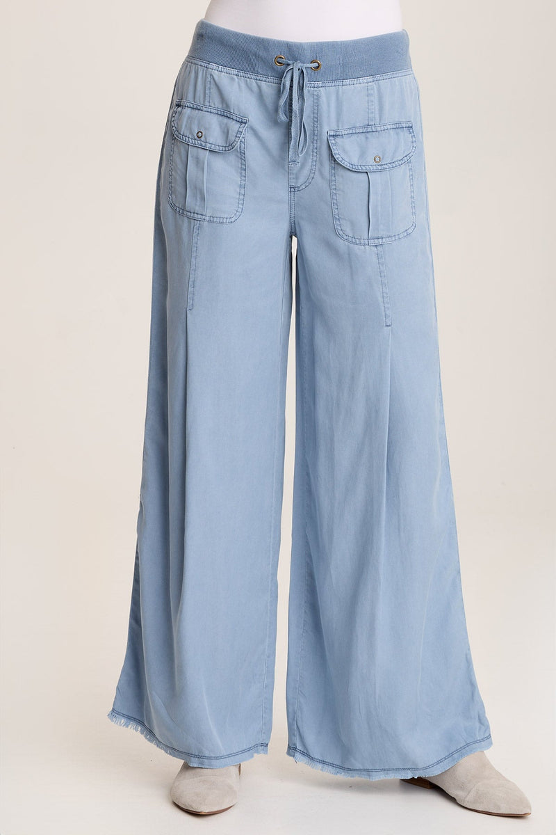 Loen Twill Wide Leg Pant