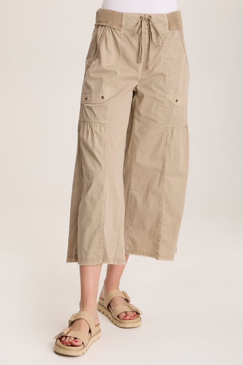 Seaver Poplin Wide Leg Crop Pant