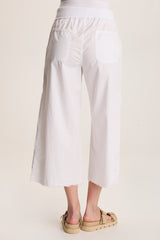 Seaver Poplin Wide Leg Crop Pant
