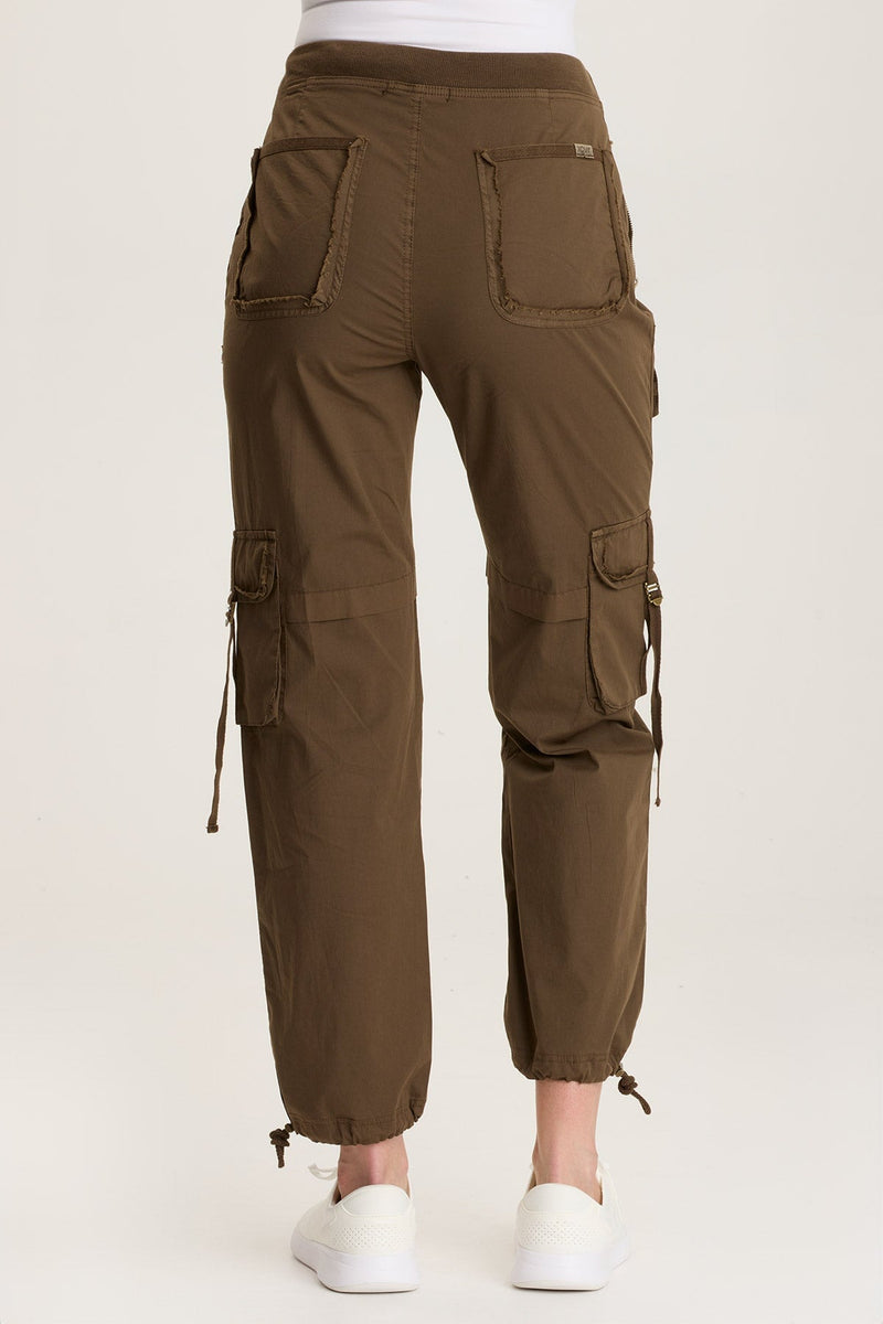 Jillit Poplin Cargo Jogger Crop Pant