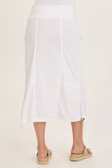 Marconi Cargo Cinch Bubble Hem Midi Skirt