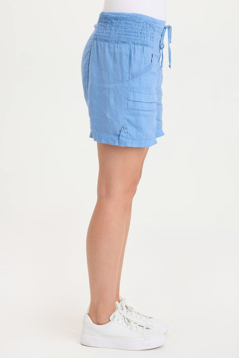 Rebel Linen Tabbed Short