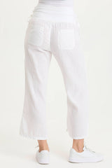 Amica High Waist Linen Cargo Pant