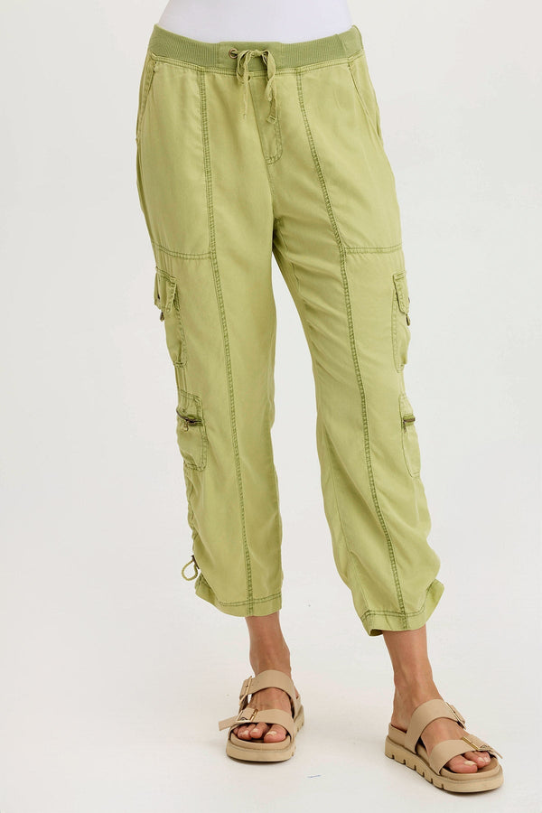 Selmy Twill Corded Cargo Crop Pant