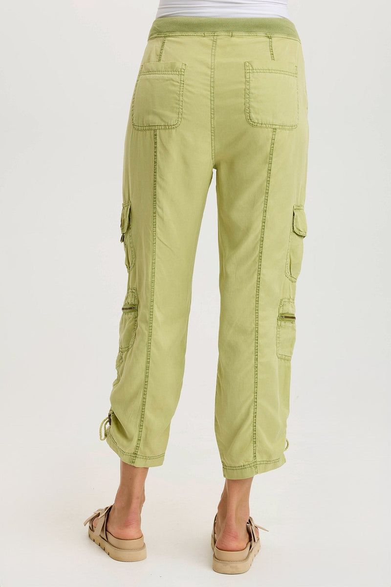 Selmy Twill Corded Cargo Crop Pant