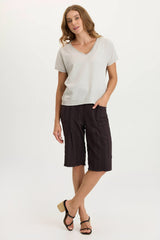 Osbert Textured Gauze Multi-Pocket Bermuda Short