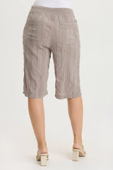 Osbert Textured Gauze Multi-Pocket Bermuda Short