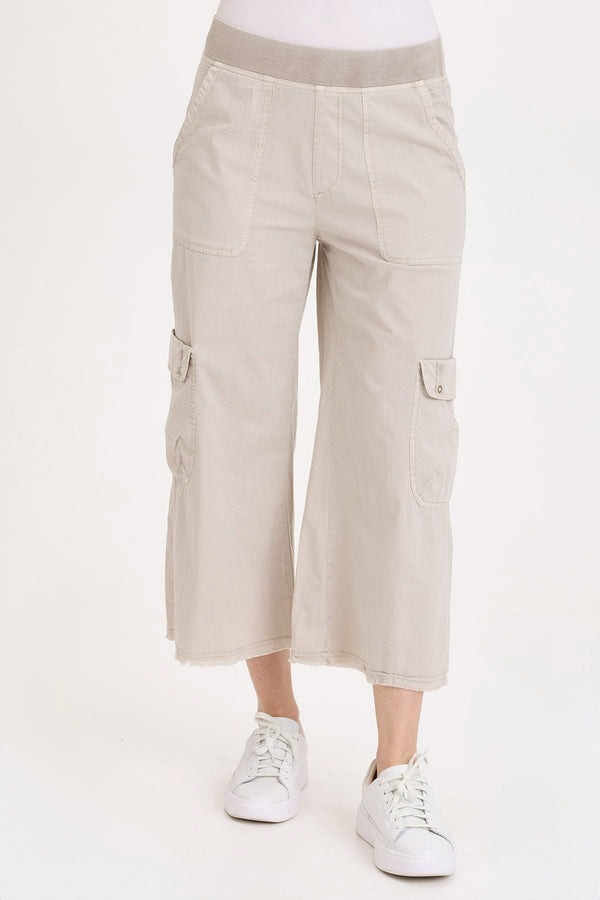 Femke Stretch Poplin Cargo Crop
