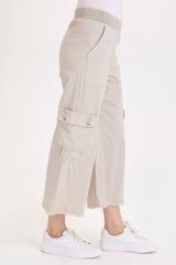 Femke Stretch Poplin Cargo Crop