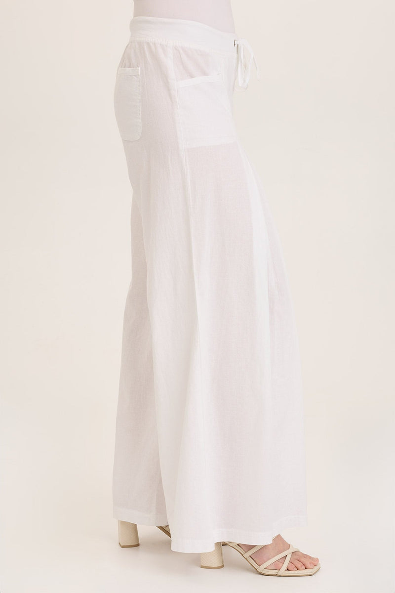 Zorba Cotton/Linen Ultra Wide Leg Pant