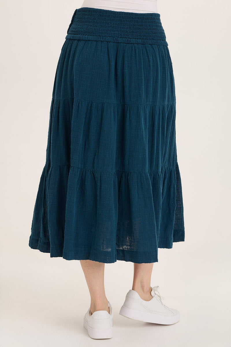 Paigene Gauze Tiered Skirt