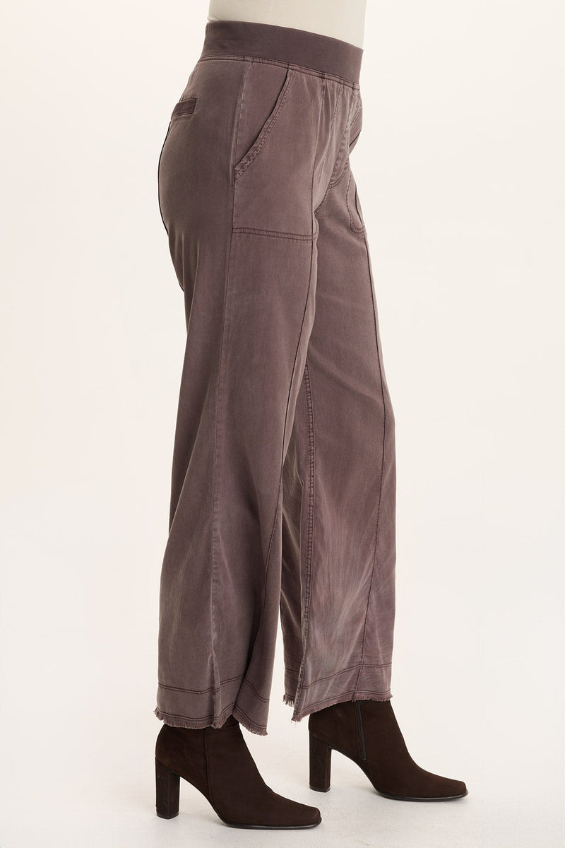 Orn Tencel Pull-On Wide-Leg Pant