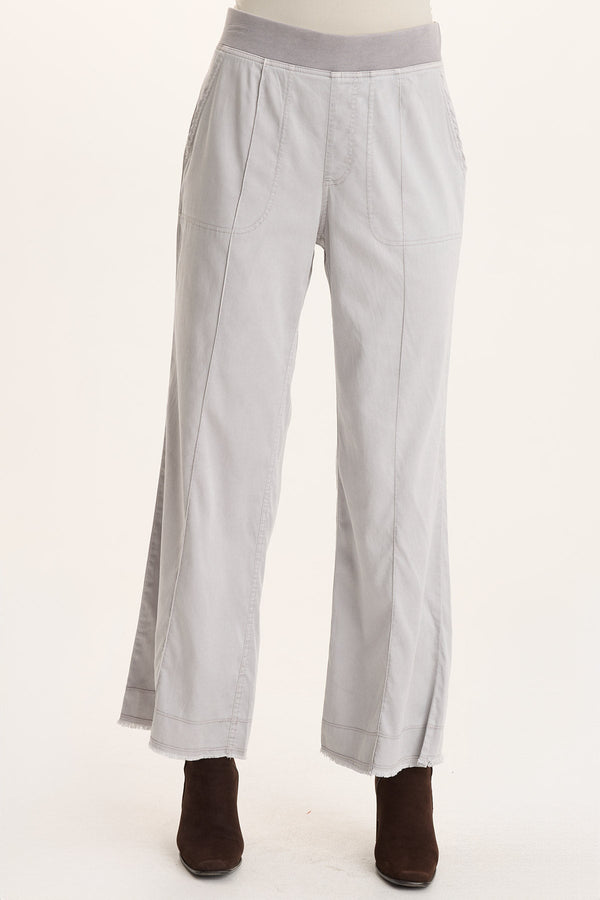 Orn Tencel Pull-On Wide-Leg Pant