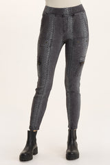 Gamlin Textured Jacquard Elevated Legging