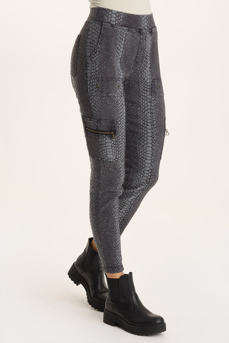 Gamlin Textured Jacquard Elevated Legging