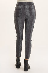 Gamlin Textured Jacquard Elevated Legging