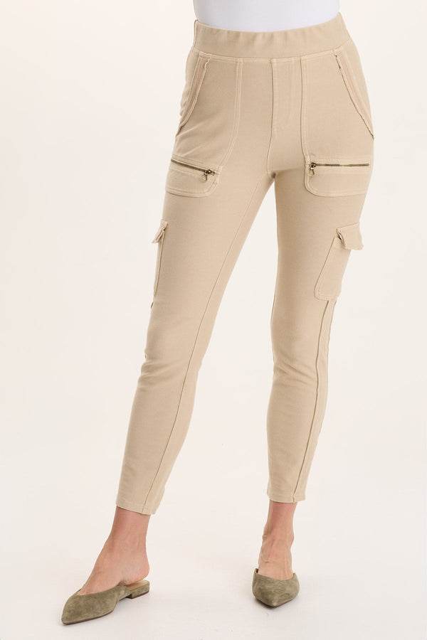 Keelie Twill Knit Elevated Pocket Legging