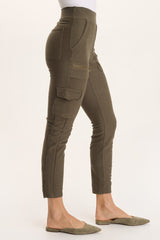 Keelie Twill Knit Elevated Pocket Legging