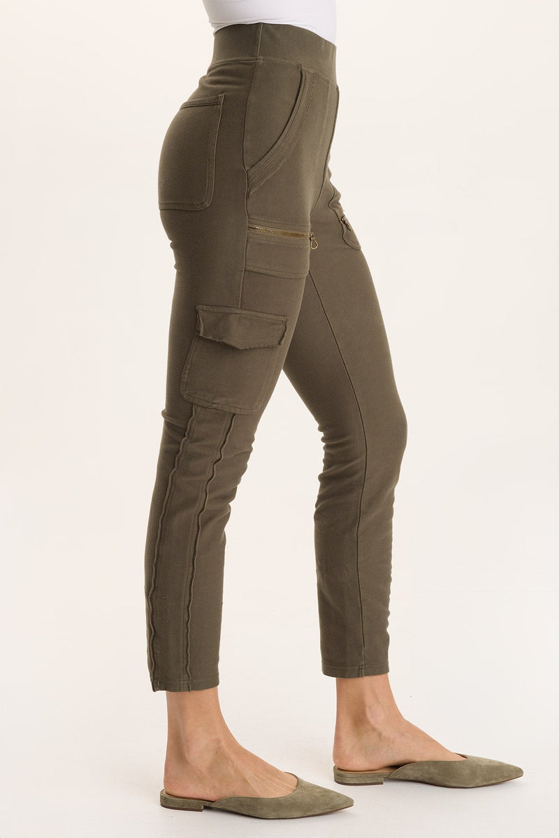 Keelie Twill Knit Elevated Pocket Legging