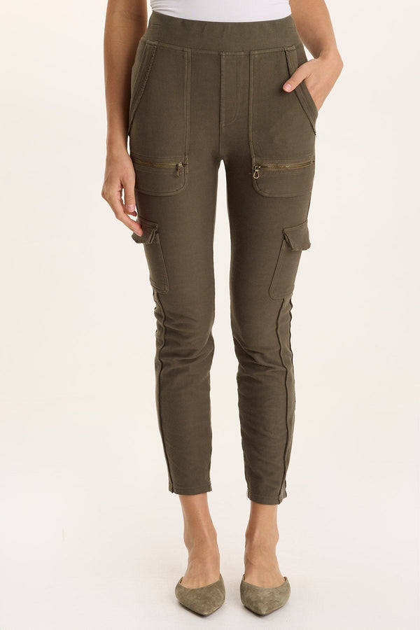 Keelie Twill Knit Elevated Pocket Legging