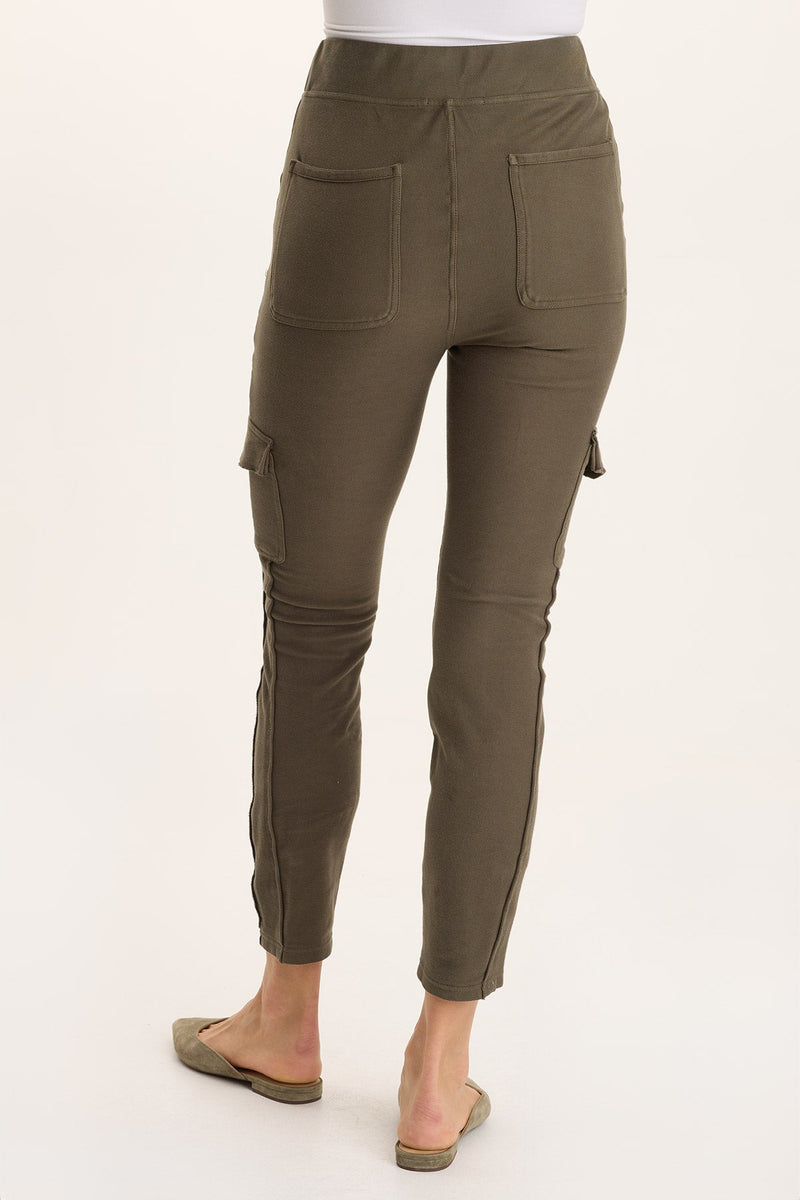 Keelie Twill Knit Elevated Pocket Legging