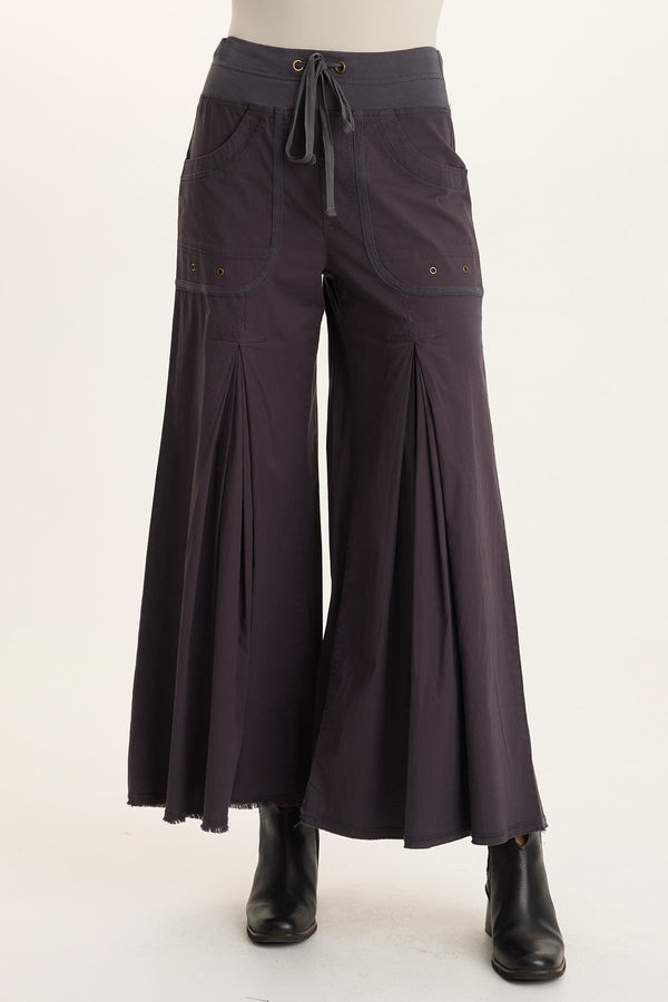 Nevins Soft Volume Wide Leg Drawstring Pant