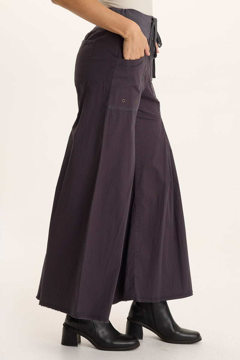 Nevins Soft Volume Wide Leg Drawstring Pant