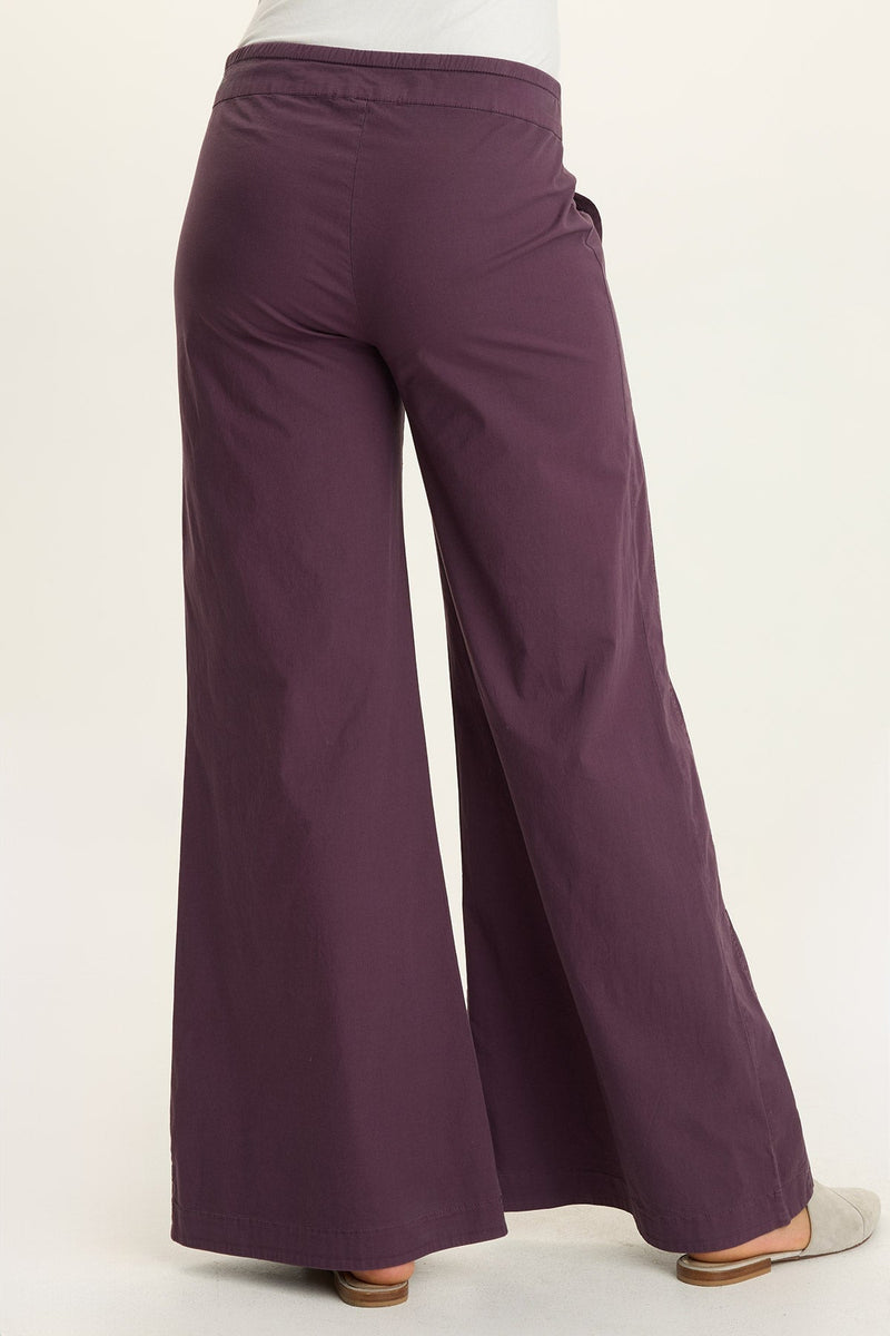 Tiered Wide Leg Drawstring Flare Ruched Pant